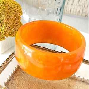 กำไลเรซิ่นสไตล์วินเทจเครื่องประดับที่ได้แรงบันดาลใจในการย้อนยุค - Product Image 2