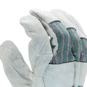 Precio barato Guantes de trabajo de alta calidad Material duradero Guantes de trabajo de seguridad hechos en cuero - Product Image 2
