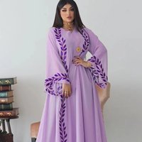 Nouvelle Meilleure et Dernière Collection de Robes Longues Abaya Musulmanes pour Femmes Style Dubaï Vêtements Islamiques Ethniques