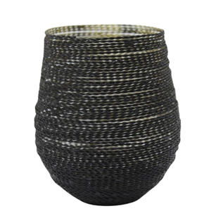 Portavelas de té de alambre de hierro decorativo para el hogar, candelabros y votivos de diseño moderno de Color bronce para decoración de bodas - Product Image 3