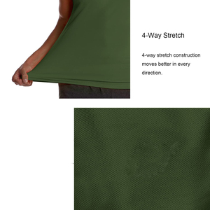 Débardeurs pour hommes tendance et fiables, à séchage rapide, respirants, à col en U, avec broderie de logo personnalisée - Product Image 5