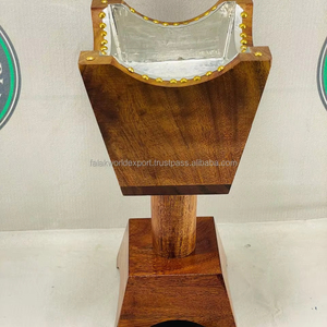 ที่เผาธูปฐานไม้และเหล็ก - Product Image 4