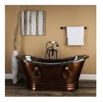 Hot Selling Antique Style Floor Stand Copper Bath Bathtub