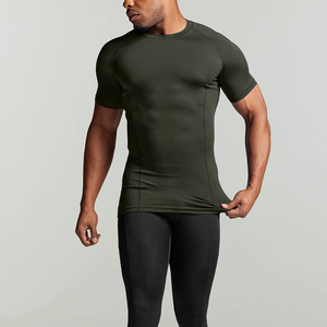 Camiseta de alta calidad con gran aspecto personalizado y transpirable de tela suave al tacto de poliéster para entrenamiento y gimnasio - Product Image 5
