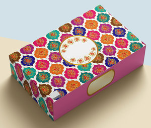 Embalaje de caja de diseño personalizado, pastelería grande para cajas de dulces, embalaje de regalo de Chocolate, bandeja de papel, embalaje de cajas de dulces - Product Image 4