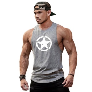 Brand New Men's Casual Fitness Vest 3D Pattern Bodybuilding Muscle Tank Top Racer Back Workout Gym <b>Singlets</b> for <b>Running</b> - Product Image 1