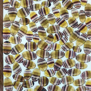 Lote al por Mayor de Piedras de Fluorita 100% Naturales de Alta Calidad, Cabujones de Piedras Preciosas Sueltas Coloridas para Joyería Curativa. - Product Image 2