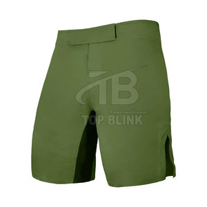 2025 pantalones cortos MMA cómodos de alta calidad personalizados para hombres patrón sólido estilo deportivo cintura elástica precio barato Pakistán - Product Image 2