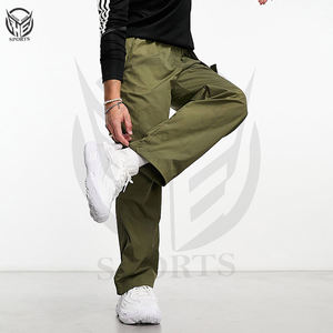 Pantalons cargo multi-poches pour l'été 2026, pantalons cargo pour hommes sur mesure, taille élastique, grande taille. - Product Image 3