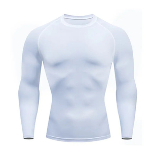 Custom Design Printing Your Logo Mens <b>Womens</b> Long Sleeve Jiu Jitsu UV Protection BJJ <b>Rash</b> <b>Guard</b> Polyester/Nylon 220g - Product Image 2