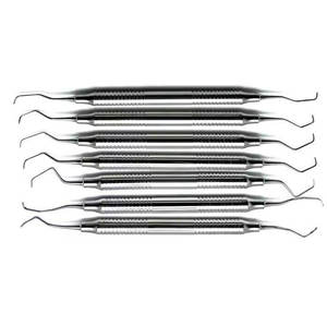 Spatule de remplissage à double extrémité en acier inoxydable Instrument de remplissage composite en résine dentaire en plastique Instruments dentaires chirurgicaux - Product Image 1