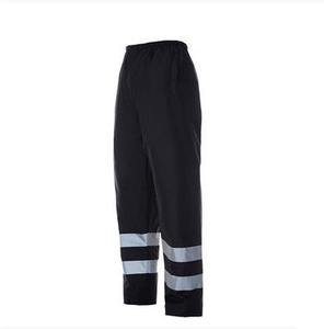 Pantalon de pluie de sécurité en tissu Oxford haute visibilité pantalon réfléchissant imperméable avec poches - Product Image 1