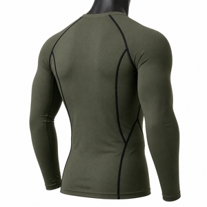 <b>Men</b>’s Long Sleeve Compression Shirt Gym Fitness Tight <b>Base</b> <b>Layer</b> Sportswear Custom OEM Wholesale - Product Image 6