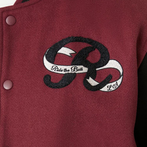 Veste universitaire hip-hop pour homme, nouvelle collection hiver 2024, couleur personnalisée, haute qualité, respirante, séchage rapide, col montant, longue - Product Image 6