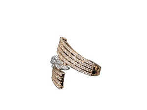 ชุดเครื่องประดับทองแท้18K ใหม่ล่าสุดสำหรับผู้หญิงสำหรับงานแต่งงานหรืองานครบรอบ - Product Image 3