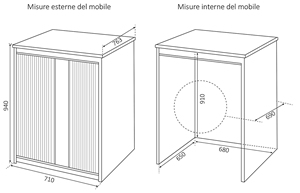 Armoire à Linge de Salle de Bain en PVC de Style Classique Européen 68cm Design Moderne avec Fermeture Magnétique Recyclable pour Usage Domestique - Product Image 3