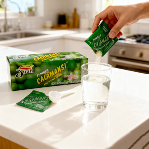 ผงมะนาวคาลามันซีแบบสเปรย์ดรายในซอง รับผลิตแบบ OEM แบรนด์ส่วนตัว ส่วนผสมเครื่องดื่มรสส้ม - Product Image 3