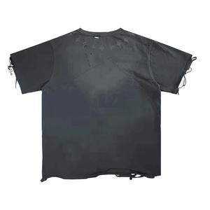 Luxury Boxy Custom 100% Cotton T-<b>Shirt</b> <b>Black</b> 230 Gsm Heavyweight Oversized Thick Drop Shoulder Print Streetwear Terry Fabric - Product Image 6