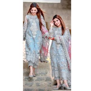 Indien MAROON SAREE Pakistanais Vêtements Pakistan Excellente Qualité robe Shalwar Kameez par WS INTERNATIONAL Nouvelle Robe En Couleur - Product Image 2