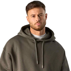 Sweat à capuche en molleton 100% coton de haute qualité pour hommes Logo personnalisé Streetwear mode Style régulier thermique pour l'hiver - Product Image 3