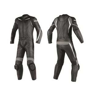 Traje de motocicleta de cuero genuino, protección de alta calidad, traje de carreras - Product Image 4