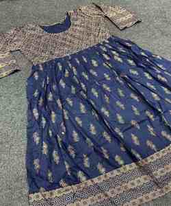 Party Wear Gown With Dupatta Faux Georgette <b>Fabric</b> Designer Dress Wedding Gowns for Women From <b>Indian</b> Supplier Wedding Gowns Kurta - Product Image 6