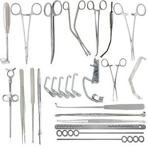 Juego de instrumentos quirúrgicos ENT de alta calidad de 27 piezas | Kit de amigdalectomía manual de acero inoxidable | Herramientas médicas reutilizables duraderas - Product Image 4