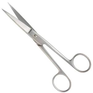 กรรไกรผ่าตัด เกรดทางการแพทย์ ปลอดเชื้อ ทนทาน ทำจากไทเทเนียมและโลหะ สำหรับการผ่าตัดที่แม่นยำ ใช้สำหรับปฐมพยาบาล ตัดเย็บแผล สแตนเลส - Product Image 1