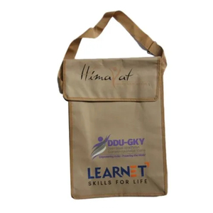 Sacs cadeaux d'épicerie en Jute de haute qualité, Style personnalisé, motif en tissu, couleur, petit, origine brute indienne - Product Image 4