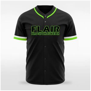 Maillots de baseball et de softball en polyester respirant personnalisables à col ras du cou avec motif imprimé sublimé - Product Image 5