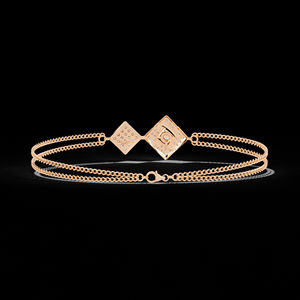 Dames en gros Simple à la mode 14 k or jaune Labgrown diamant bijoux bracelet personnalisation - Product Image 2