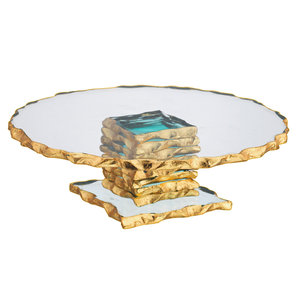Soporte redondo para pasteles de calidad superior Metal Aluminio Acero inoxidable con soporte de base de decoración para decoración de pasteles - Product Image 6