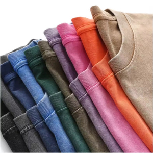 Offre Spéciale Vintage Wash T-shirt pour hommes Logo imprimé personnalisé 100 _ Cotton Oversize Loose Fit T-shirts pour hommes - Product Image 5