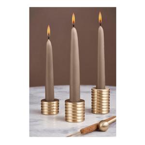 Porte-bougie en métal, conception légère et durable, idéal pour les voyages, le camping, les pique-niques en plein air, accessoire décoratif élégant - Product Image 6