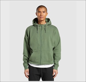 Full <b>Zip</b> Us Plus Size <b>Black</b> <b>Hoodies</b> Men's 100% Cotton Heavyweight Fleece Men's <b>Zip</b> <b>up</b> Warm <b>Hoodies</b> and Sweatshirts Custom - Product Image 2