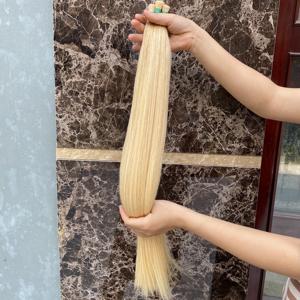 En gros Tendance Chaude 2024 Qualité Premium Couleur Claire Extension En Vrac 100% Cheveux Vietnamiens Donneur Unique Cheveux Aux Cheveux Blonds - Product Image 6