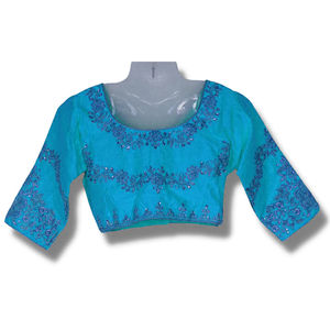 100% blusa de mujer de media manga de talla grande Vintage Premium OEM de boda de alta calidad superventas disponible Casual primavera otoño - Product Image 2