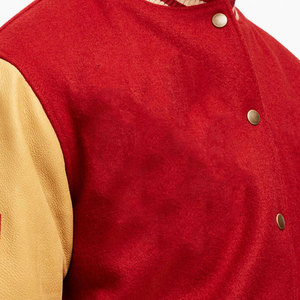 Chaqueta de Invierno Letterman Personalizada de Alta Calidad OEM, Lana/Algodón, Secado Rápido, Resistente al Viento, Transpirable, Cuello Alto, Nuevo Diseño Frontal - Product Image 6
