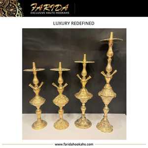 บารากุหรูหราขนาดเล็ก ฟาริดา ผลิตด้วยมือคุณภาพพรีเมียมจากอียิปต์ ดีไซน์โดดเด่น ทำจากทองเหลืองแท้ แข็งแรง ทนทาน พร้อมกระจกเงาตรง - Product Image 5