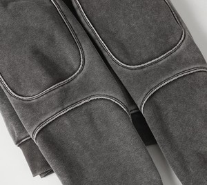 Sudaderas con Capucha y Bolsillo Delantero para Hombre, Otoño Invierno, Felpa, Estilo Retro, Lavado, Desgastado, Manga Larga - Product Image 5