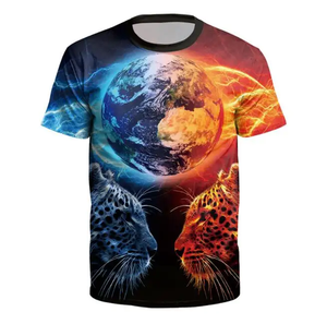 Maillot personnalisé de haute qualité 100% coton tricoté Nom de l'équipe Impression personnalisée Conception Anti-rides Séchage rapide Vente en gros OEM - Product Image 1