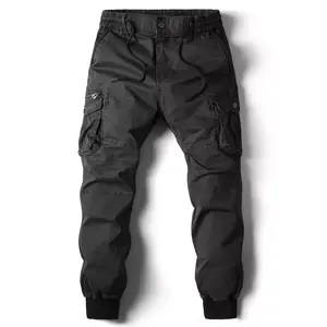Pantalones Cargo Jogger informales para hombre Pantalones con cordón de cintura alta con bolsillos Diseño ligero - Product Image 3