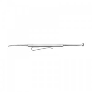 Instrumento oftálmico de gota de lágrima, escleral Schocket depresor, calidad Superior, punta en forma de Media bola, depresores ligeramente en ángulo - Product Image 1