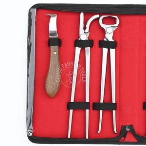 Complete Horse Hoof Tool Set Farrier tools Pickup Tool Hoof <b>Buffer</b> Hoof Knife Set Horseshoe Nipper <b>Nail</b> Clincher Puller Plier - Product Image 5