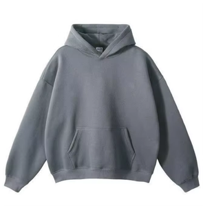 Sudadera con Capucha Oversize para Hombre 100% Algodón, 440 GSM, Teñido Liso, Ecológica, para Conjuntos Deportivos de Otoño, Personalizable - Product Image 2