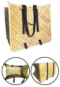 Sac de paille en herbe du Vietnam pour femmes, accessoire/sac de paille naturelle fait à la main pour le marché et le Shopping - Product Image 6
