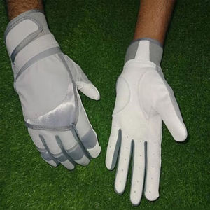High Quality Full Finger Baseball <b>Batting</b> Gloves Latest Design with Hand Protection Made From Soft Leather - Product Image 5