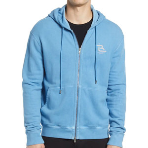 Sweat à capuche zippé pour homme pour les entraînements et les tenues décontractées Sweat à capuche zippé en tissu doux pour homme pour un confort décontracté - Product Image 4