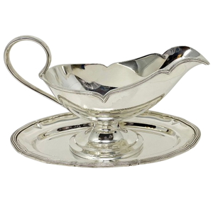 Comedor de mesa Acabado brillante Acero inoxidable Salsera Salsa Salsera Clásico con utensilios de cocina de buena calidad - Product Image 1