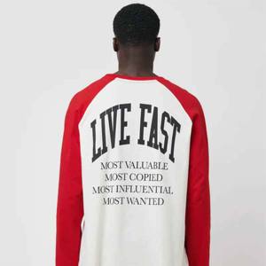 2024 Fall Waffle Knit Camisa de manga larga Plain Oversized Custom Waffle Thermal Camiseta de manga larga - Product Image 2